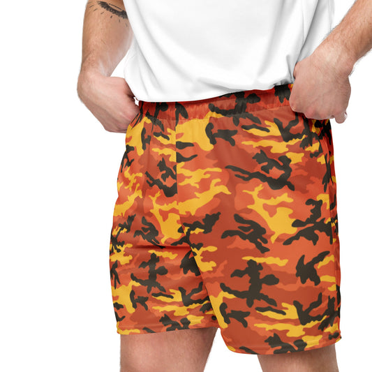 American M81 Savage Orange Hunting CAMO Unisex mesh shorts - Mesh Shorts