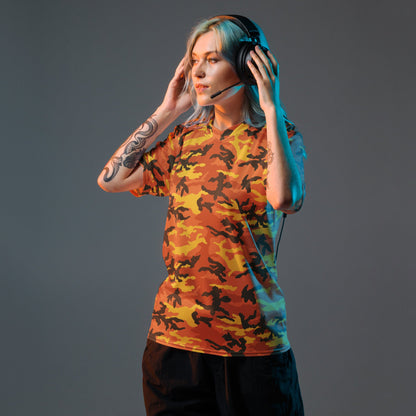 American M81 Savage Orange Hunting CAMO Unisex Sports Jersey