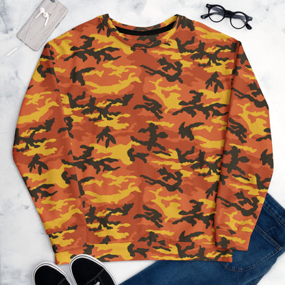 American M81 Savage Orange Hunting CAMO Unisex Sweatshirt