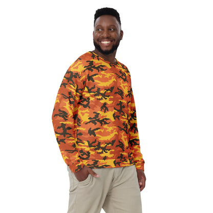 American M81 Savage Orange Hunting CAMO Unisex Sweatshirt