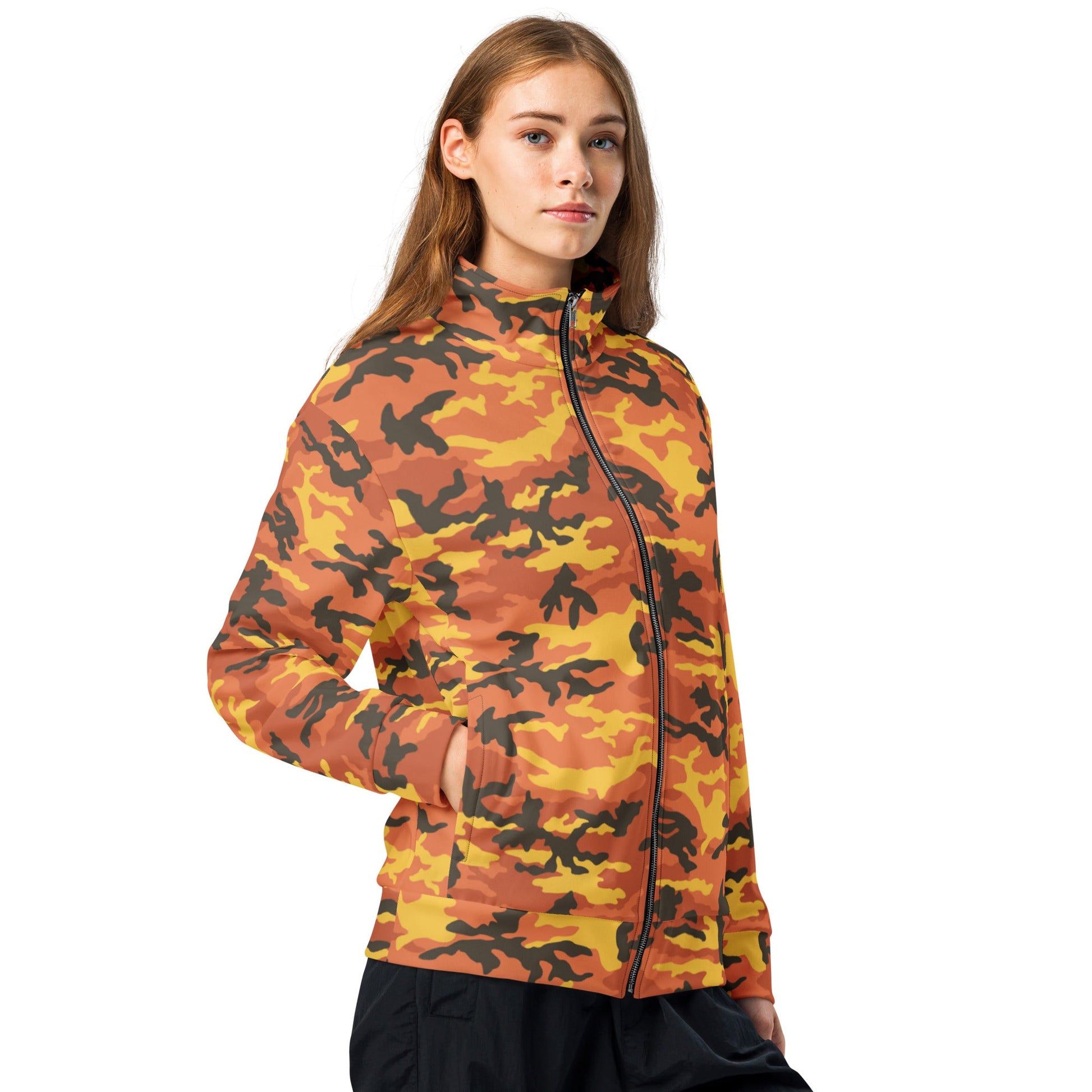 American M81 Savage Orange Hunting CAMO Unisex Track Jacket