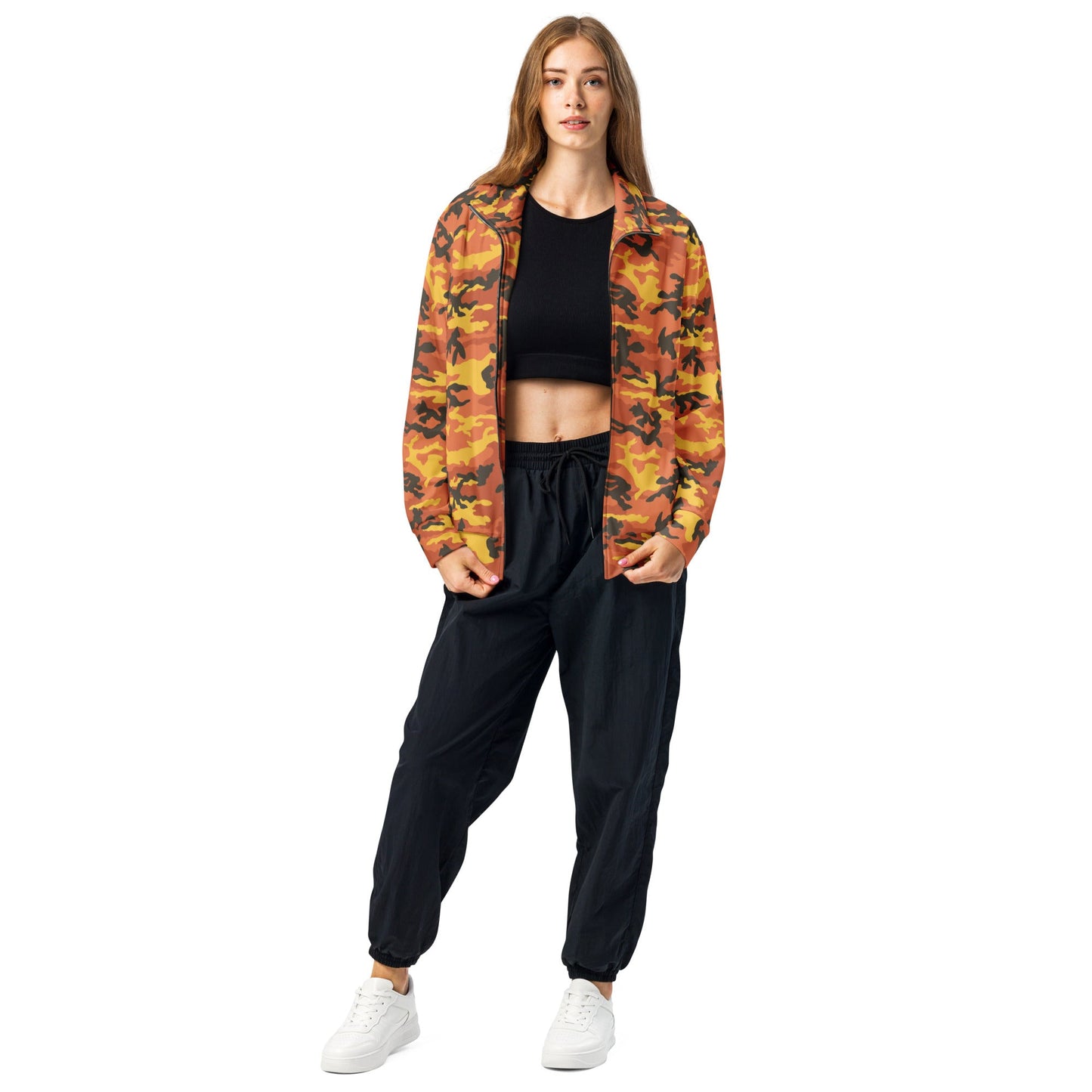 American M81 Savage Orange Hunting CAMO Unisex Track Jacket