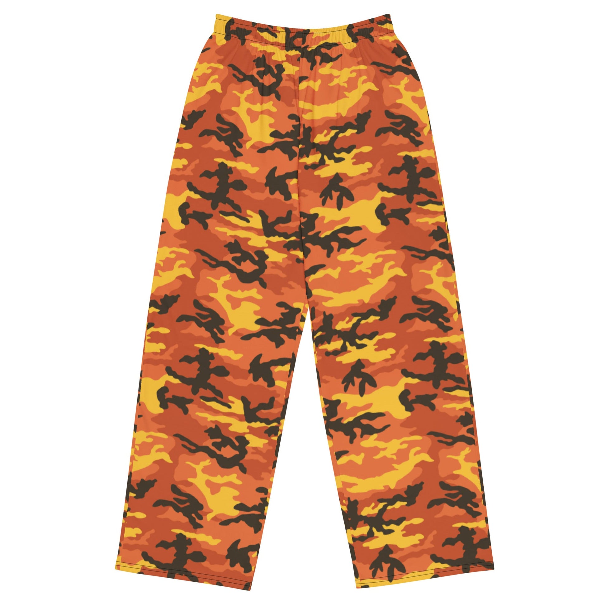 American M81 Savage Orange Hunting CAMO Unisex Wide-Leg Leisure Pants - 2XS