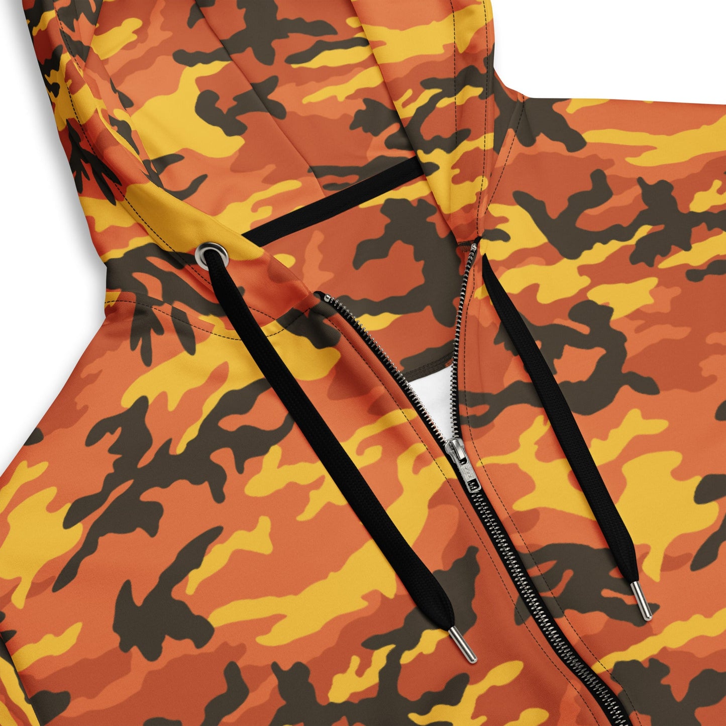 American M81 Savage Orange Hunting CAMO Unisex zip hoodie - Zip Hoodies