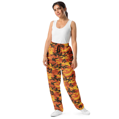 American M81 Savage Orange Hunting CAMO Wide-leg joggers - Joggers