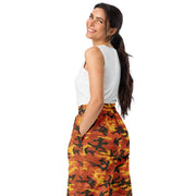 Classic M81 Savage Orange Hunting CAMO Unisex Wide-Leg Joggers
