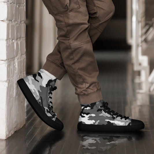 American M81 Urban City CAMO Mens high top canvas shoes - 5 - High Top Canvas Shoes