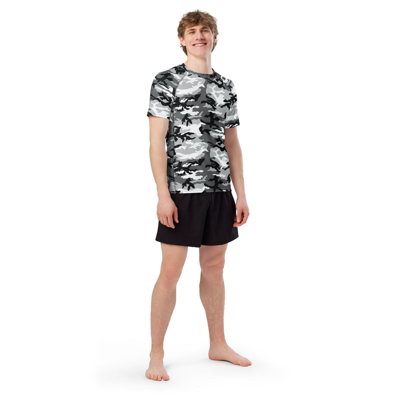 American M81 Urban City CAMO Mens Short-Sleeve Rash Guard