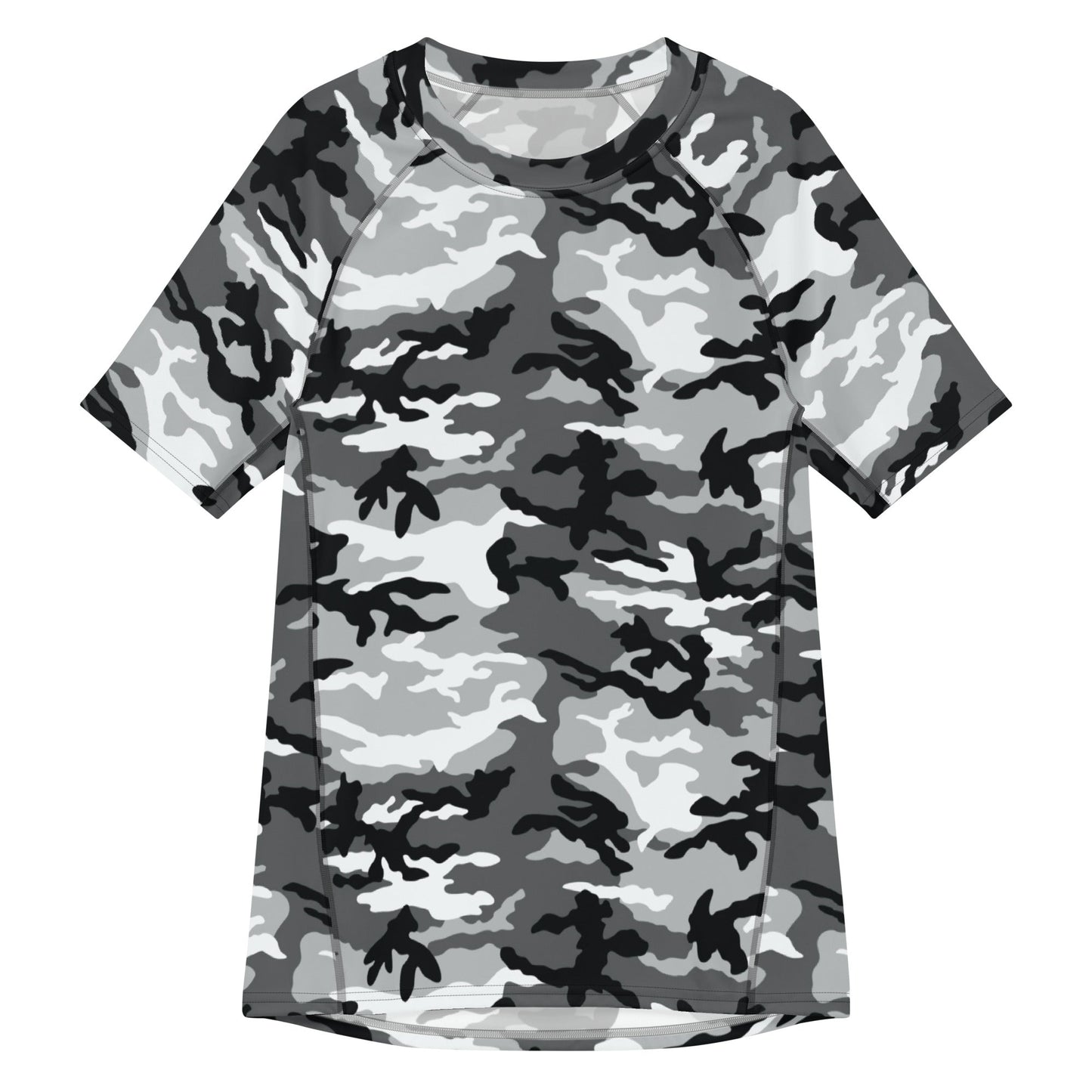 American M81 Urban City CAMO Mens Short-Sleeve Rash Guard - 2XS - Short-sleeve Guards