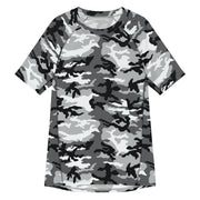 American M81 Urban City CAMO Mens Short-Sleeve Rash Guard - 2XS