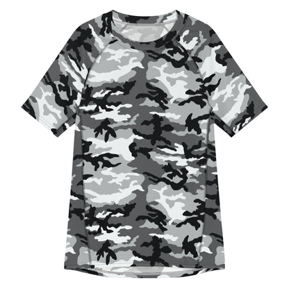 American M81 Urban City CAMO Mens Short-Sleeve Rash Guard - 2XS - Short-sleeve Guards