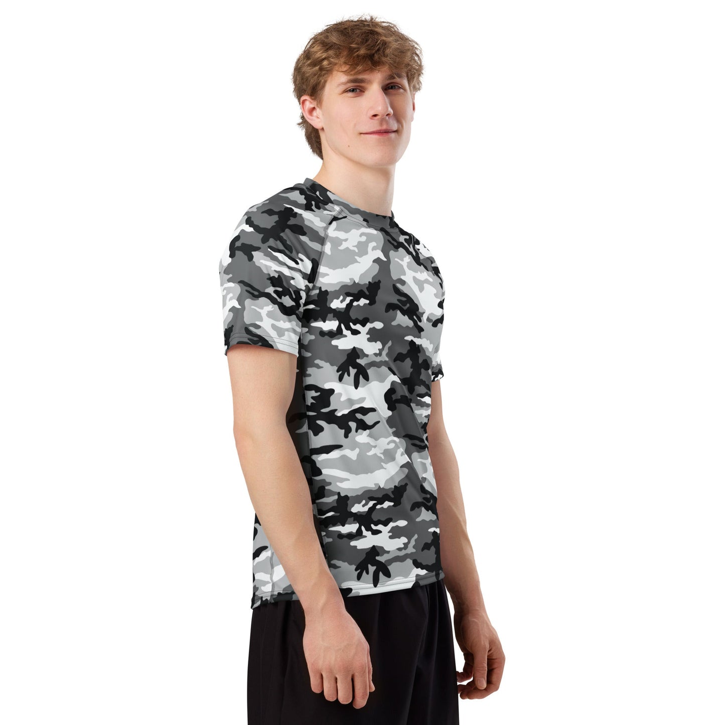 American M81 Urban City CAMO Mens Short-Sleeve Rash Guard - Short-sleeve Guards