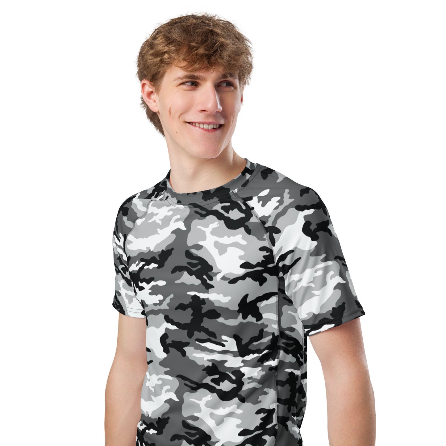 American M81 Urban City CAMO Mens Short-Sleeve Rash Guard - Short-sleeve Guards