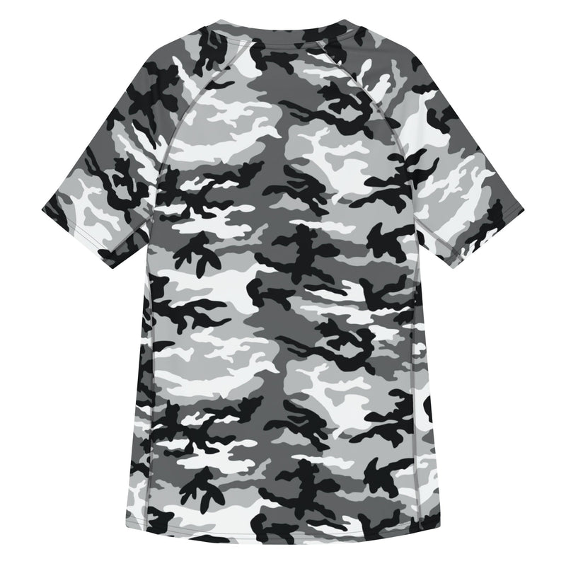 American M81 Urban City CAMO Mens Short-Sleeve Rash Guard