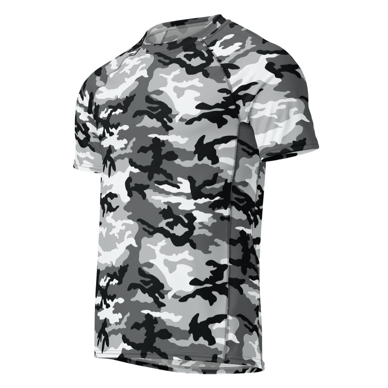American M81 Urban City CAMO Mens Short-Sleeve Rash Guard