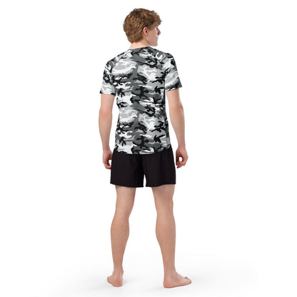 American M81 Urban City CAMO Mens Short-Sleeve Rash Guard - Short-sleeve Guards