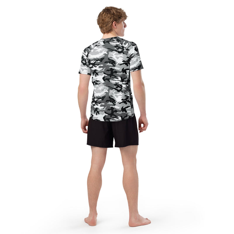 American M81 Urban City CAMO Mens Short-Sleeve Rash Guard