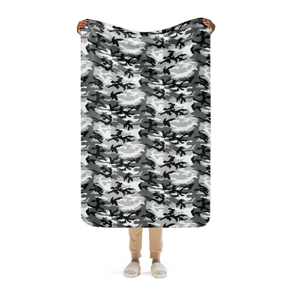 American M81 Urban City CAMO Sherpa blanket - 37″×57″ - Blankets