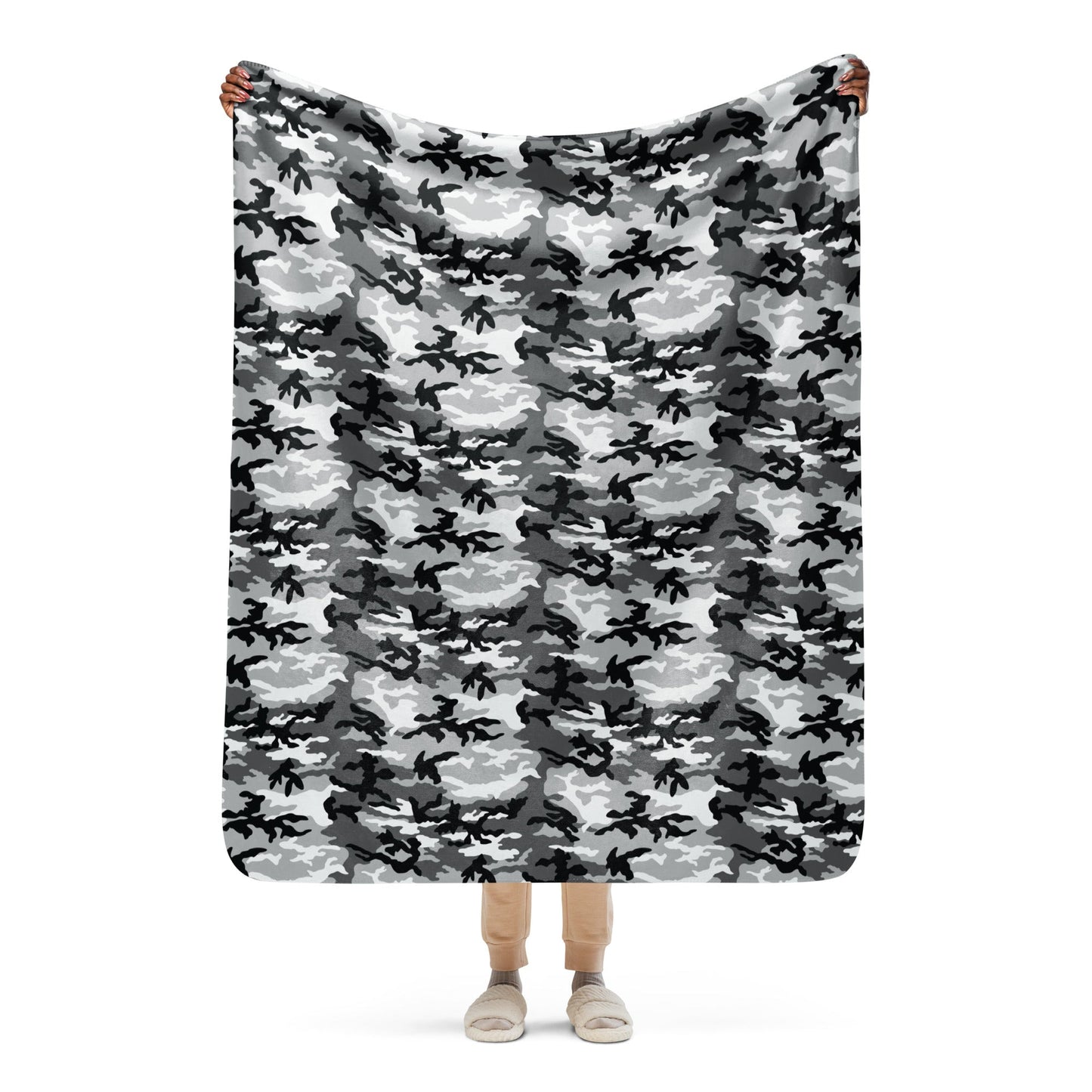American M81 Urban City CAMO Sherpa blanket - 50″×60″ - Blankets