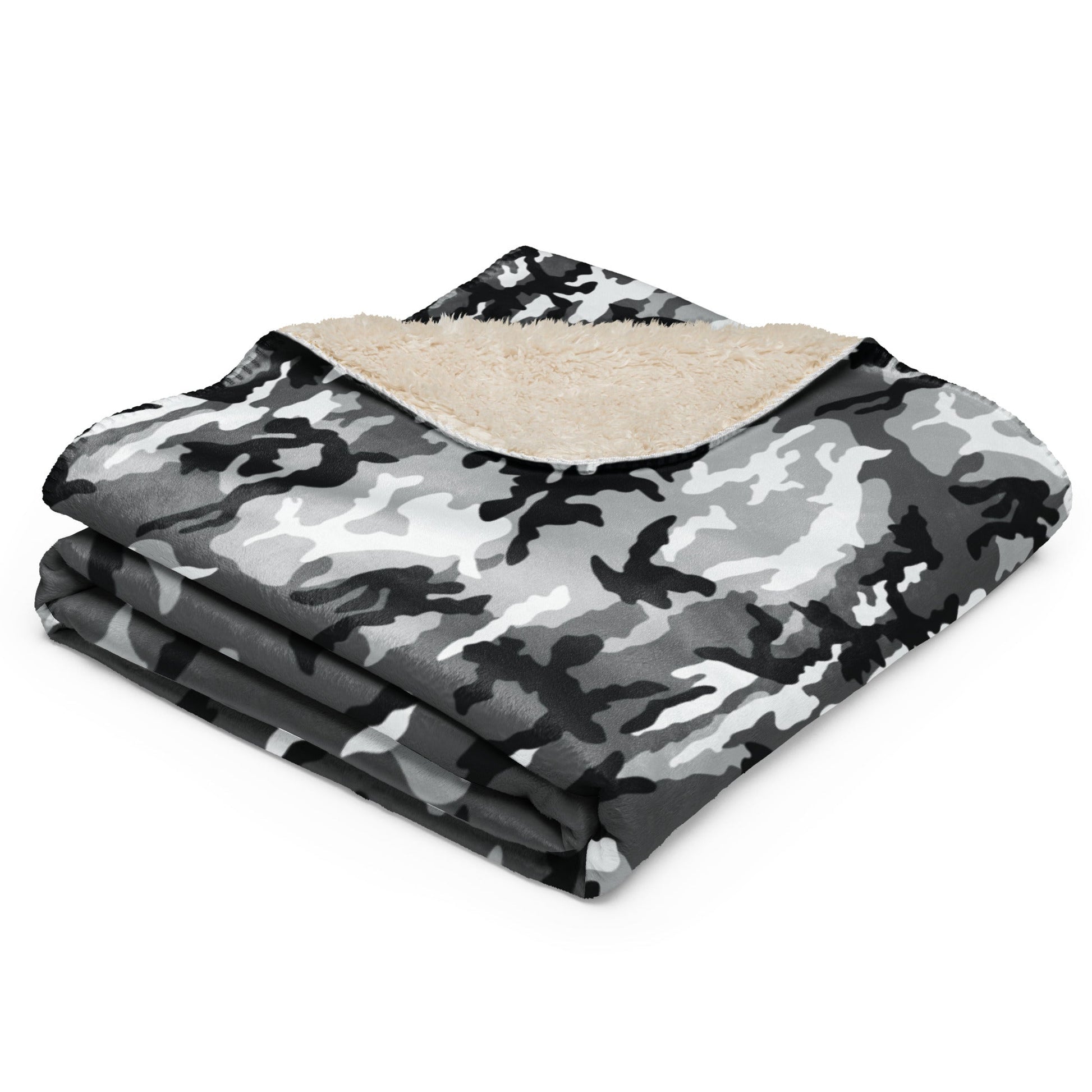 American M81 Urban City CAMO Sherpa blanket - Blankets