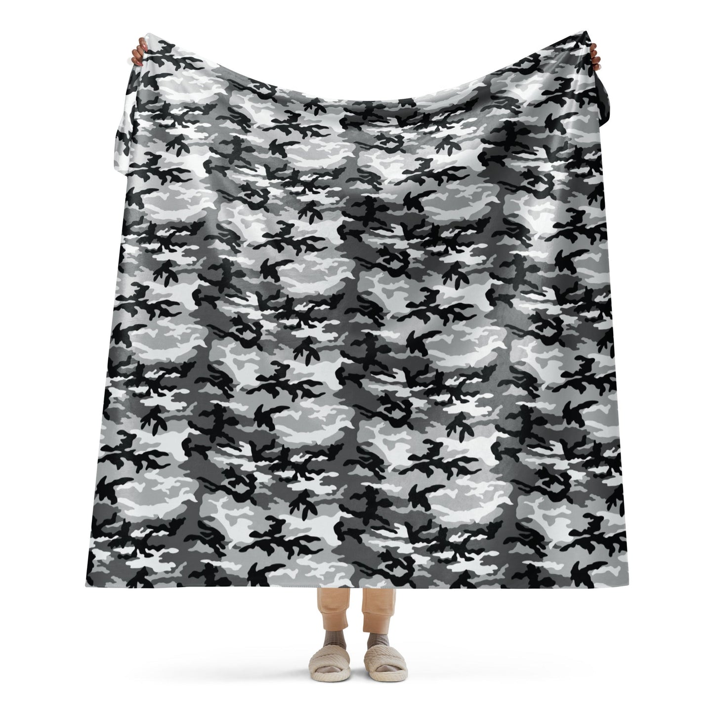 American M81 Urban City CAMO Sherpa blanket - 60″×80″ - Blankets