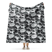 American M81 Urban City CAMO Sherpa Blanket - 60″×80″