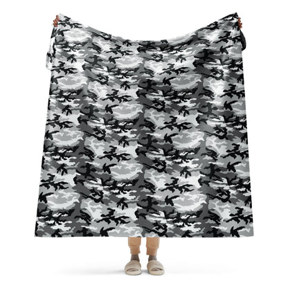 American M81 Urban City CAMO Sherpa blanket - 60″×80″ - Blankets