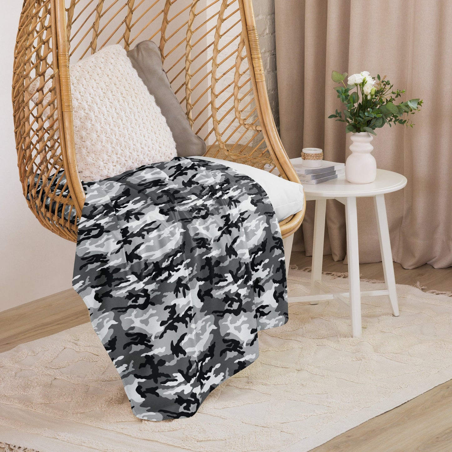 American M81 Urban City CAMO Sherpa blanket - Blankets
