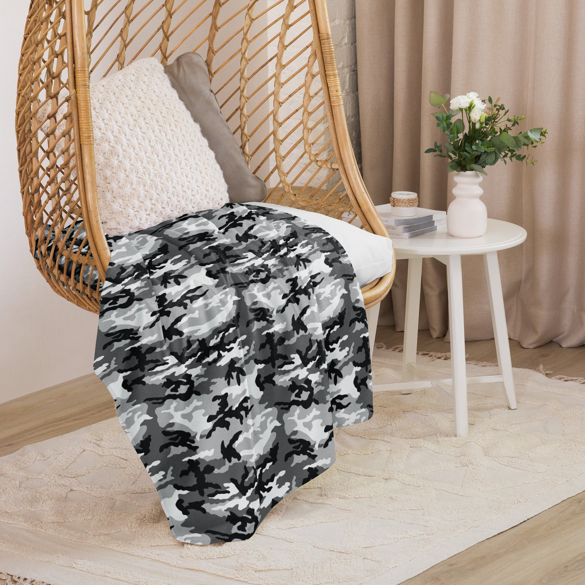 American M81 Urban City CAMO Sherpa blanket - Blankets