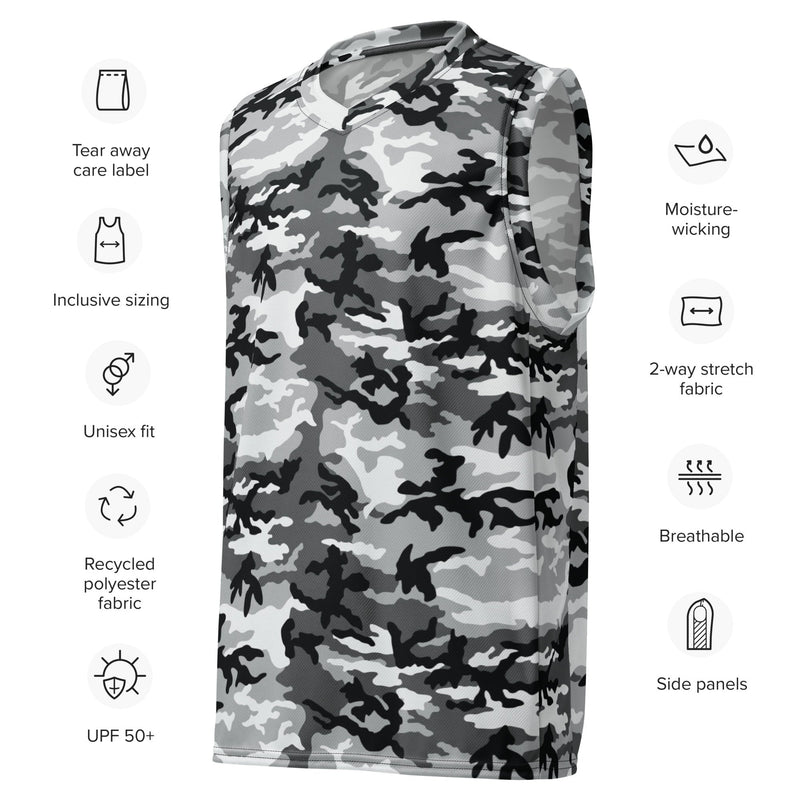 American M81 Urban City CAMO Unisex Basketball Jersey