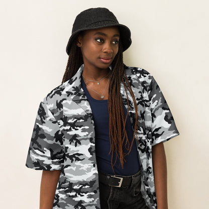 American M81 Urban City CAMO Unisex button shirt - Button Shirts