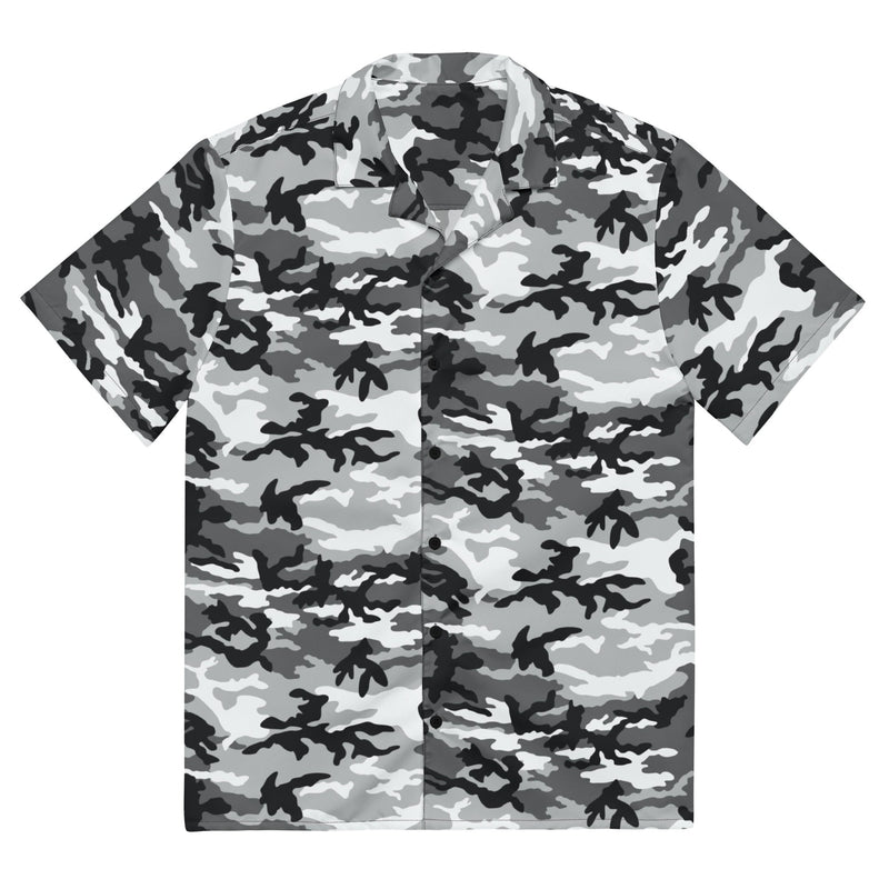 Classic M81 Urban City CAMO Unisex Short-Sleeve Button Shirt - 2XS - Button-Up