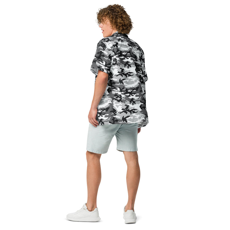 Classic M81 Urban City CAMO Unisex Short-Sleeve Button Shirt - Button-Up