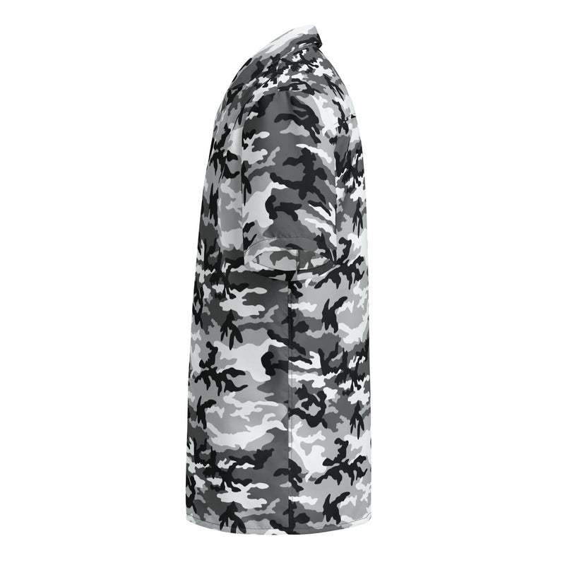 Classic M81 Urban City CAMO Unisex Short-Sleeve Button Shirt - Button-Up