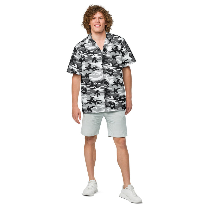 Classic M81 Urban City CAMO Unisex Short-Sleeve Button Shirt - Button-Up