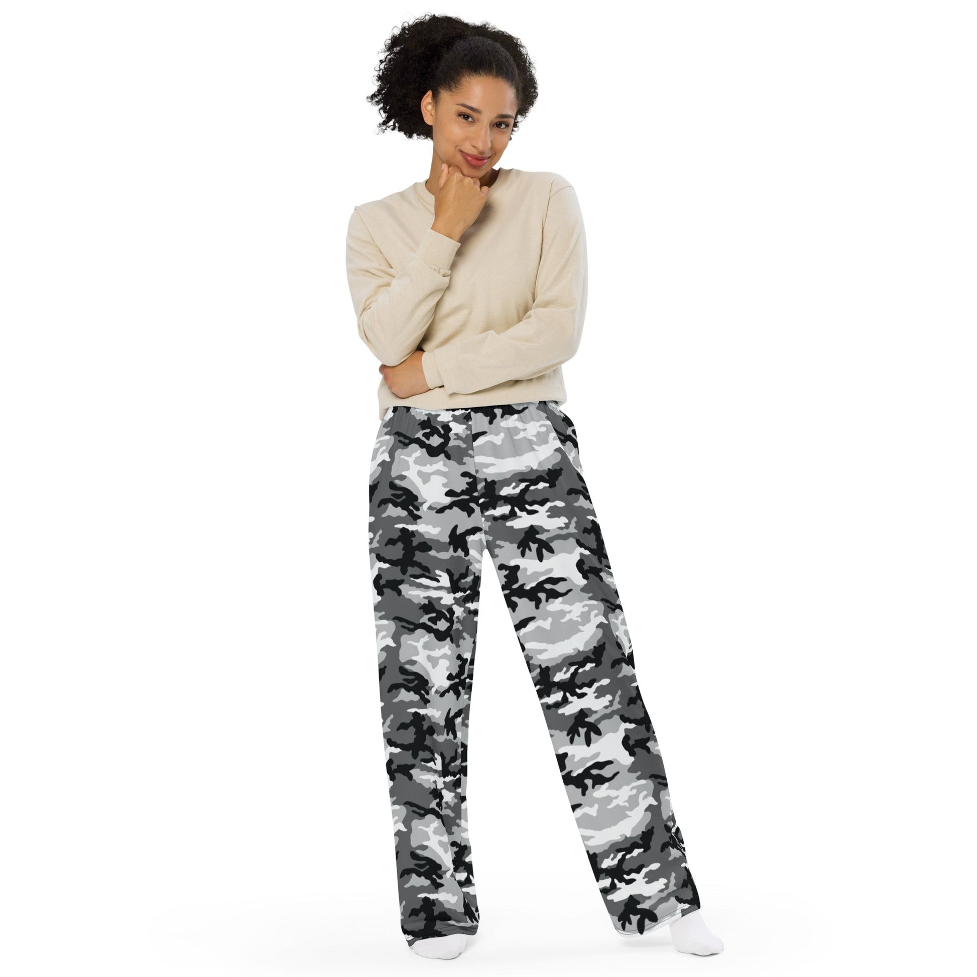 American M81 Urban City CAMO unisex wide-leg pants - Wide-leg Pants