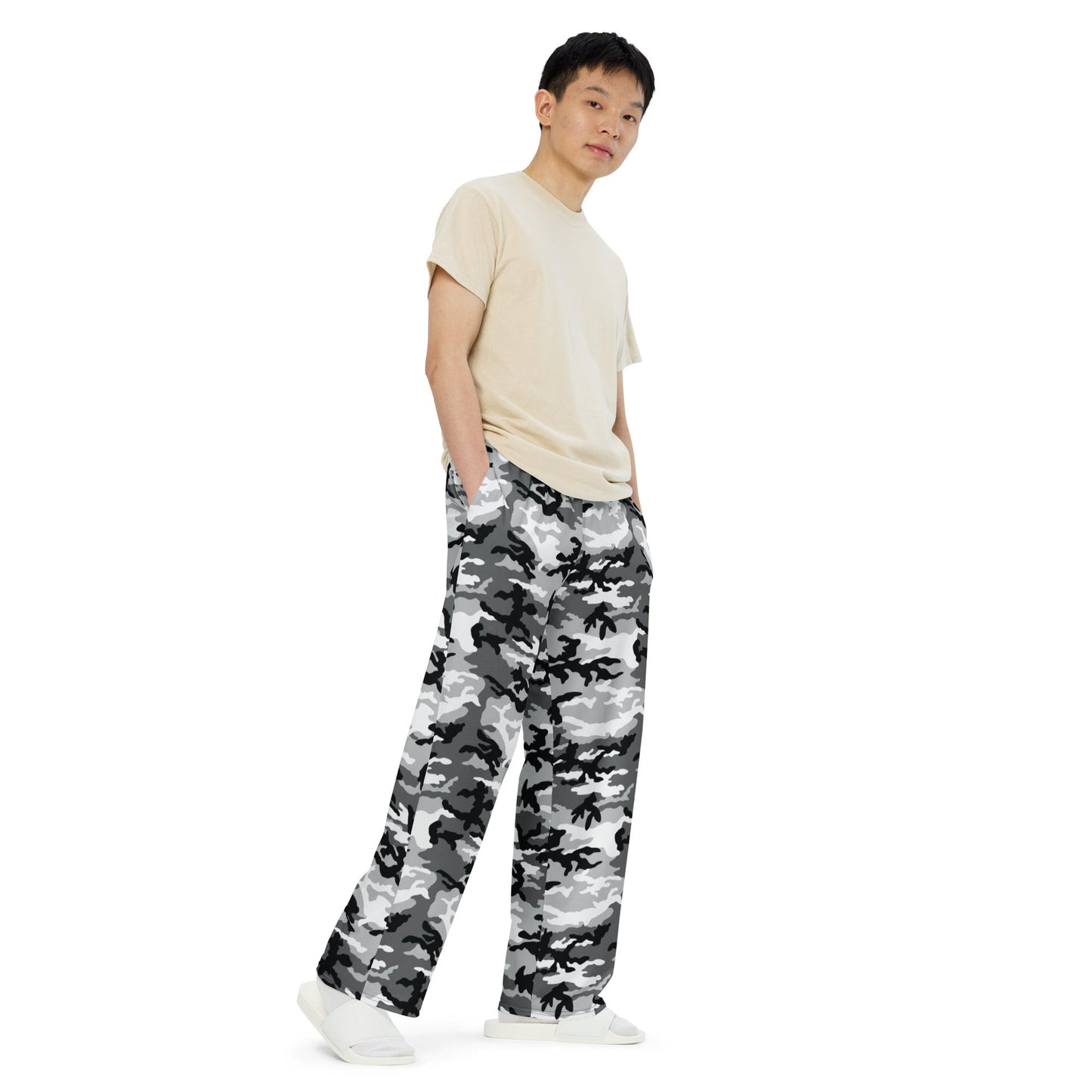 American M81 Urban City CAMO unisex wide-leg pants - Wide-leg Pants
