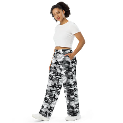 American M81 Urban City CAMO unisex wide-leg pants - Wide-leg Pants