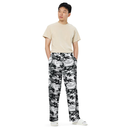 American M81 Urban City CAMO unisex wide-leg pants - Wide-leg Pants