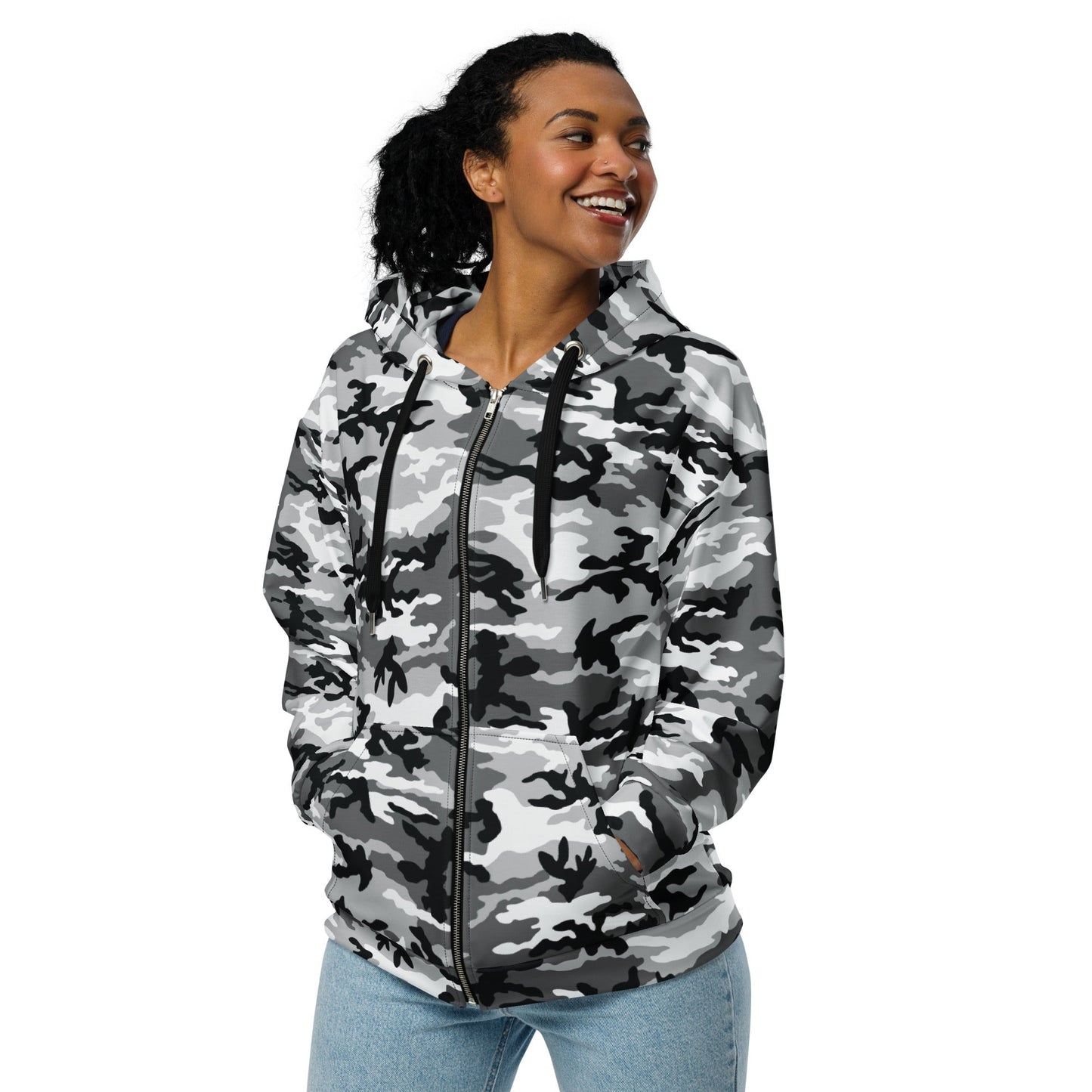 American M81 Urban City CAMO Unisex Zip Hoodie