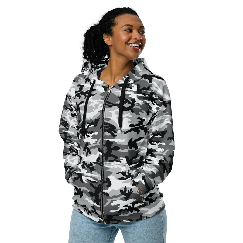 American M81 Urban City CAMO Unisex Zip Hoodie