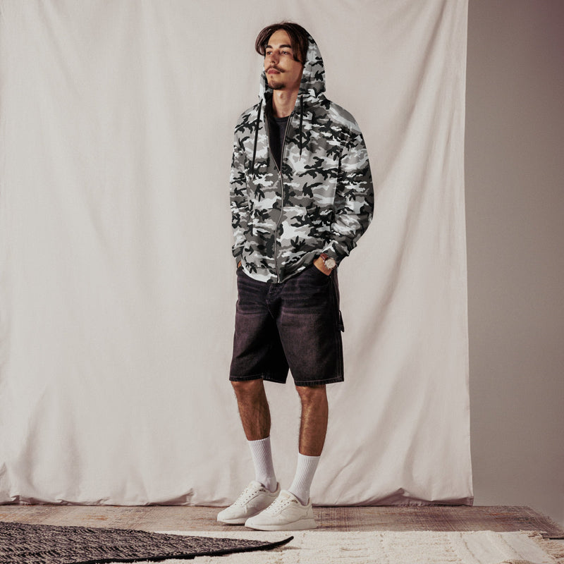 American M81 Urban City CAMO Unisex Zip Hoodie