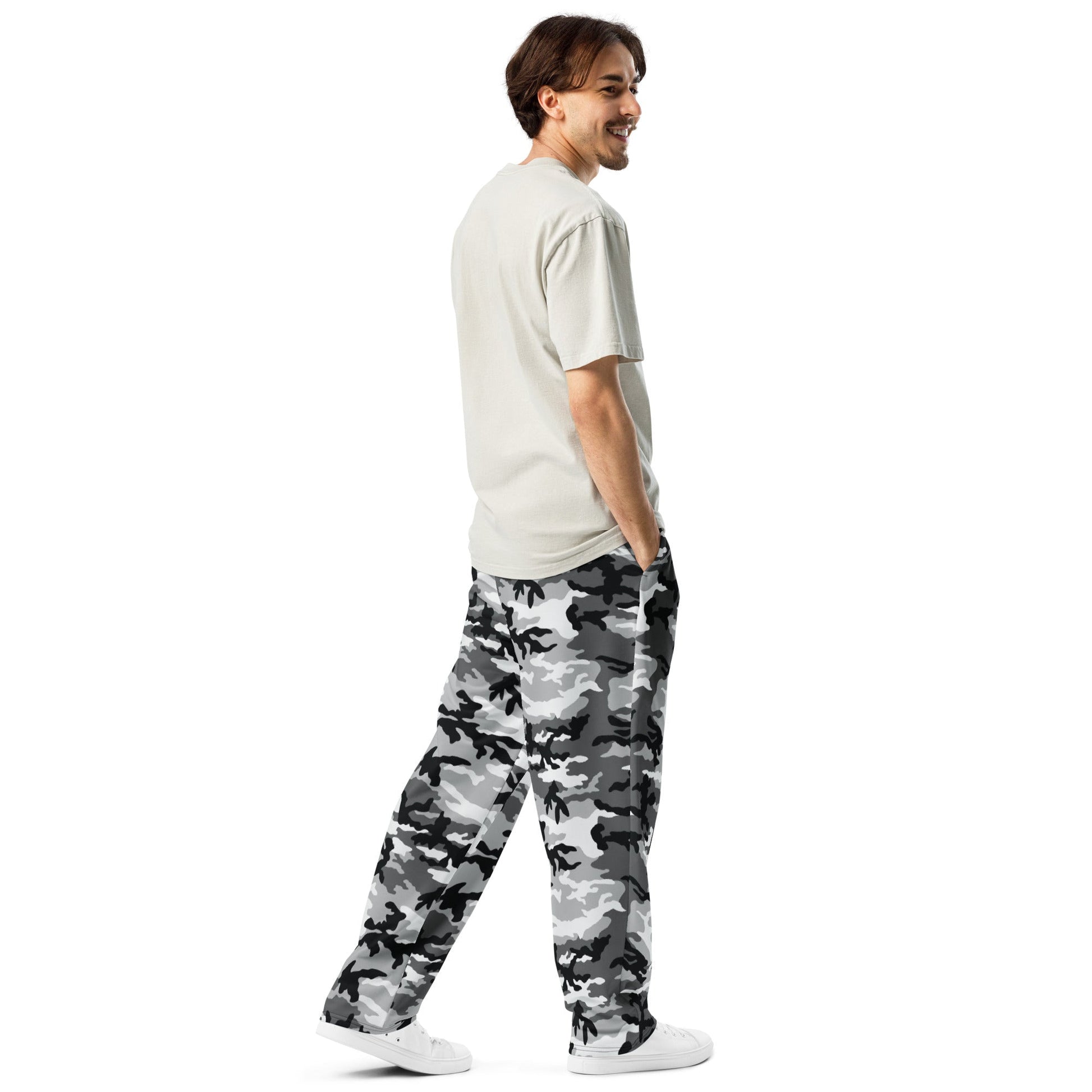 American M81 Urban City CAMO Wide-leg joggers - Joggers