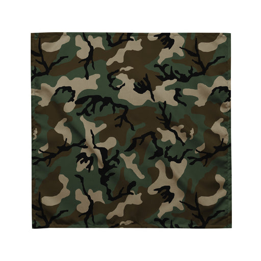Classic M81 Woodland CAMO Bandana - M - Head