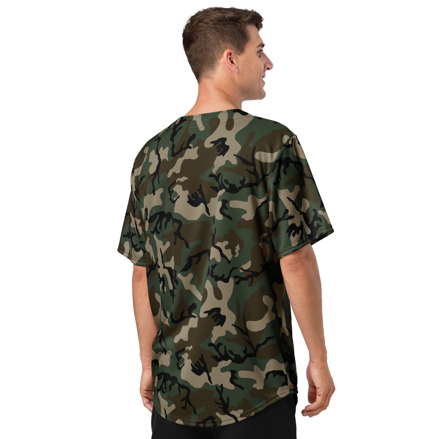 American M81 Woodland CAMO baseball jersey - Baseball Jerseys