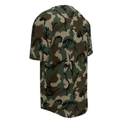 American M81 Woodland CAMO Unisex Baseball Jersey