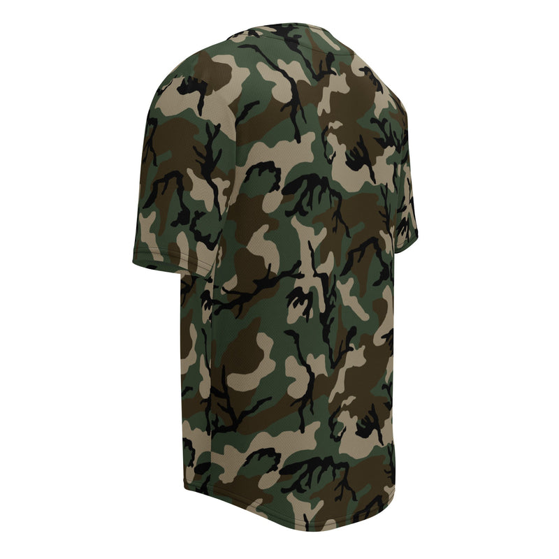 American M81 Woodland CAMO Unisex Baseball Jersey