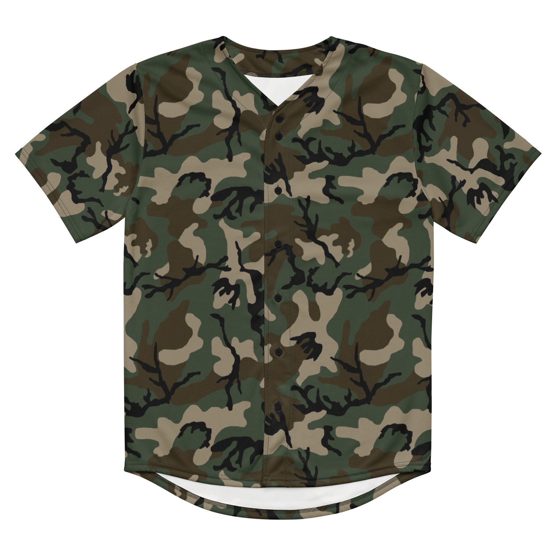 American M81 Woodland CAMO baseball jersey - Baseball Jerseys