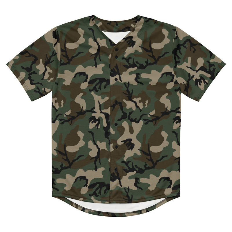American M81 Woodland CAMO Unisex Baseball Jersey