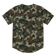 American M81 Woodland CAMO Unisex Baseball Jersey